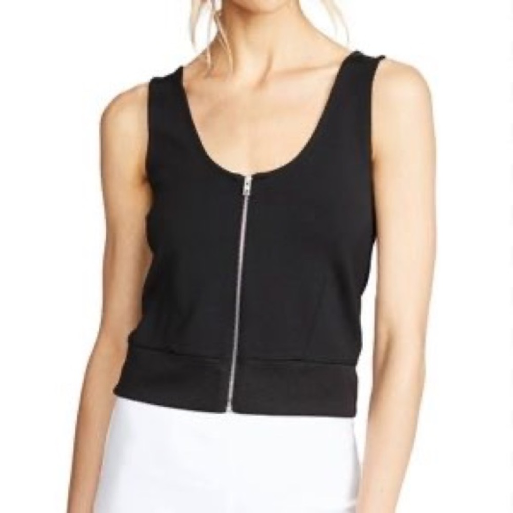 NWOT Rag & Bone Mara Zip-up Tank | Size Medium | Black